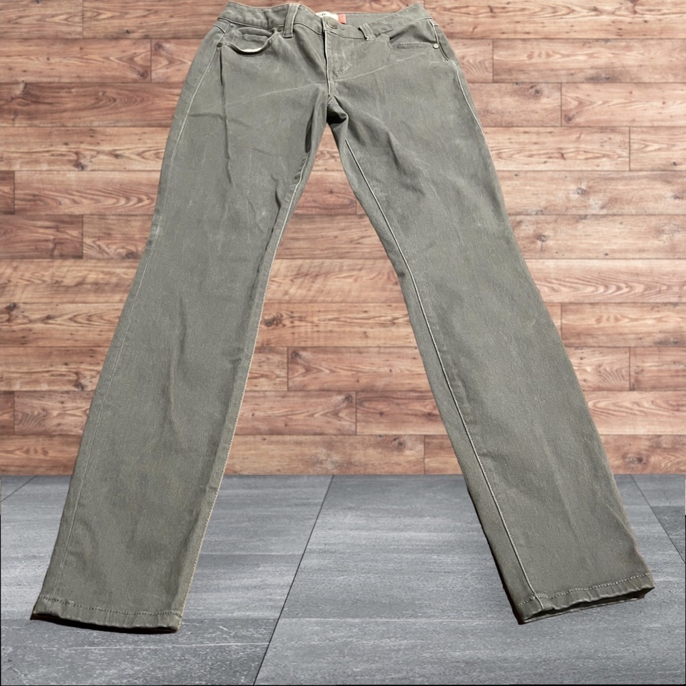 Cabi High Waist Skinny Gray Jeans Style 3565 Inseam Size 4